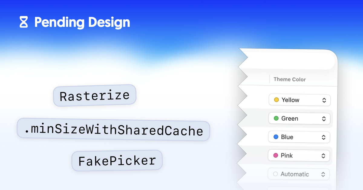 SwiftUI Picker: Unreasonable tricks for reasonable behavior